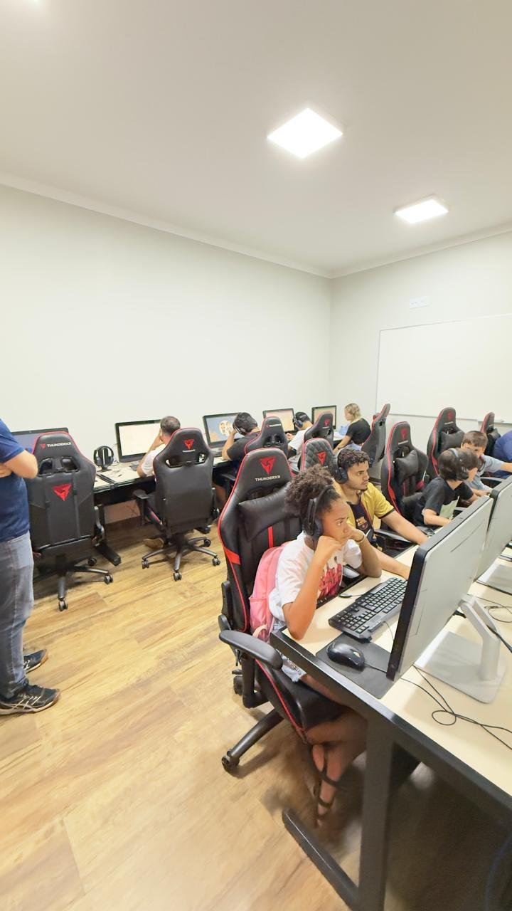 Sala de aula da Net Mídia Cursos